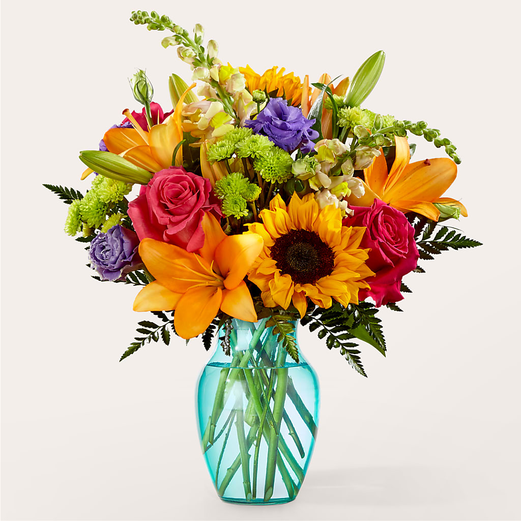 Double Rainbow Bouquet – AMELIA'S FLOWERS, Naples FL