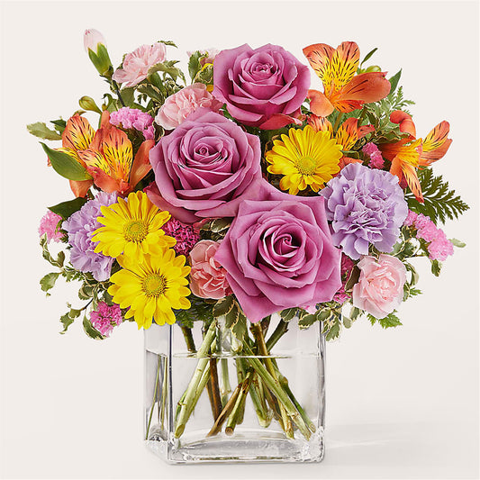Shades of Happiness Bouquet – AMELIA'S FLOWERS, Naples FL