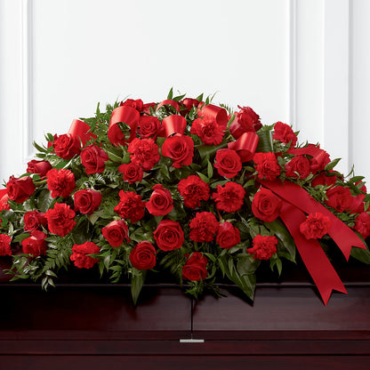 Tribute of Life Casket Spray – AMELIA'S FLOWERS, Naples FL