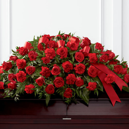 Tribute of Life Casket Spray – AMELIA'S FLOWERS, Naples FL