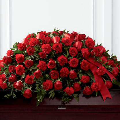 Tribute of Life Casket Spray – AMELIA'S FLOWERS, Naples FL
