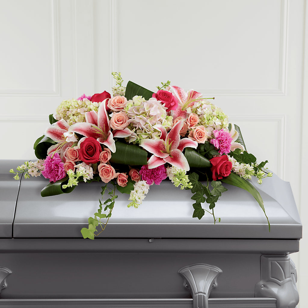 Splendid Grace Casket Spray – AMELIA'S FLOWERS, Naples FL