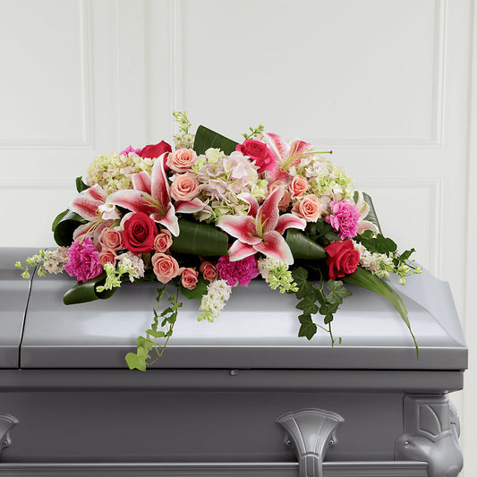 Splendid Grace Casket Spray – AMELIA'S FLOWERS, Naples FL