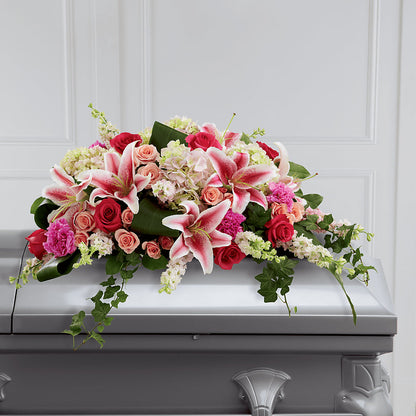 Splendid Grace Casket Spray – AMELIA'S FLOWERS, Naples FL