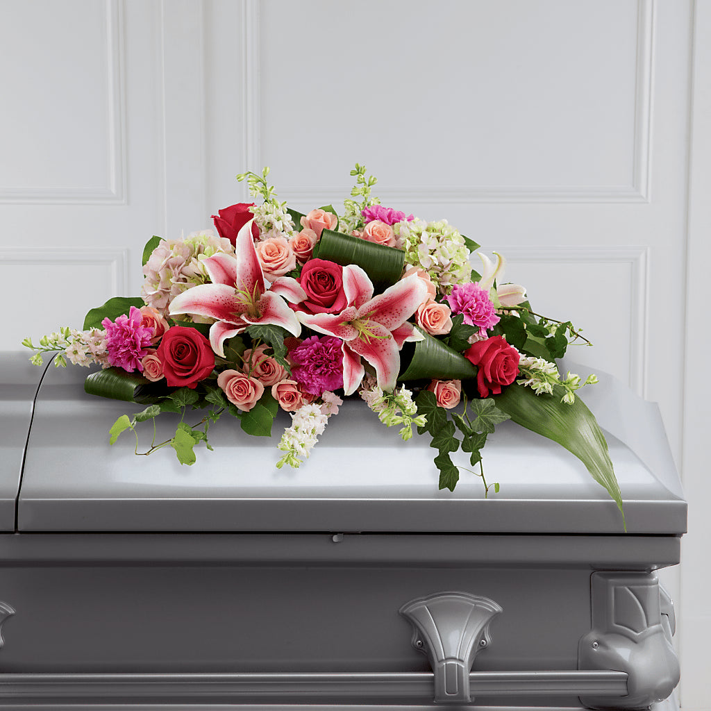 Splendid Grace Casket Spray – AMELIA'S FLOWERS, Naples FL