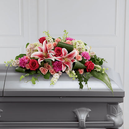 Splendid Grace Casket Spray – AMELIA'S FLOWERS, Naples FL