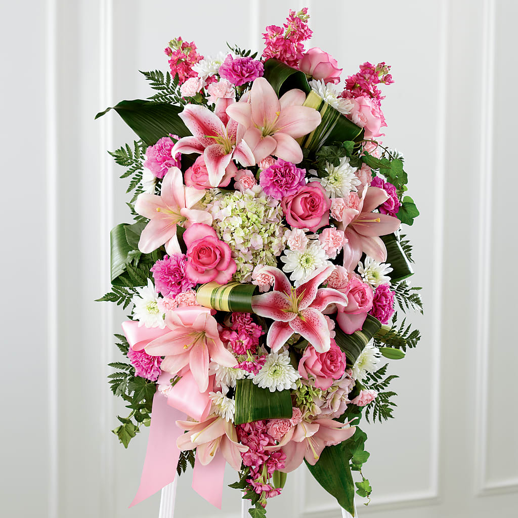 Comforting Standing Spray – AMELIA'S FLOWERS, Naples FL