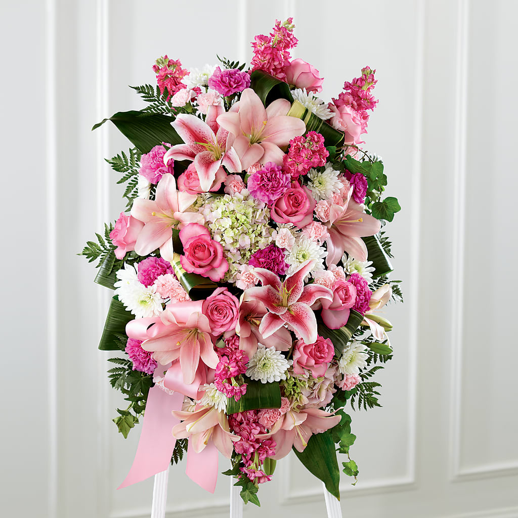 Comforting Standing Spray – AMELIA'S FLOWERS, Naples FL