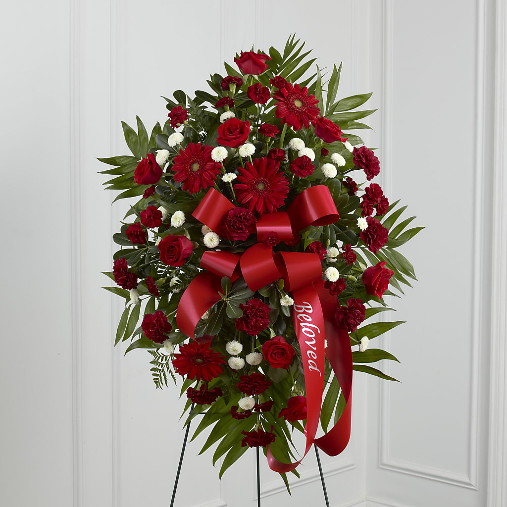 Treasured Memories Standing Spray – AMELIA'S FLOWERS, Naples FL
