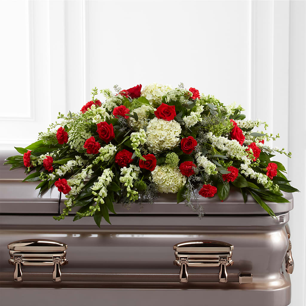 Sincerity Casket Spray – AMELIA'S FLOWERS, Naples FL