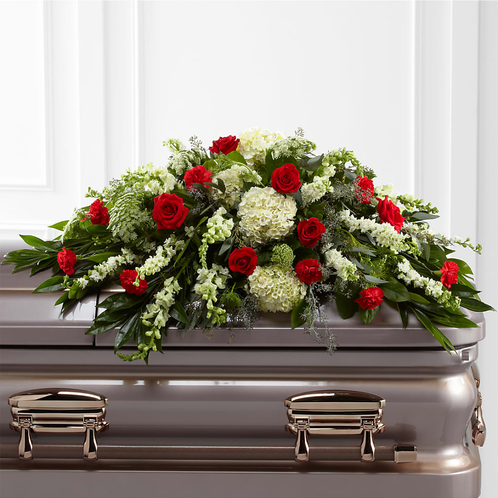 Sincerity Casket Spray – AMELIA'S FLOWERS, Naples FL