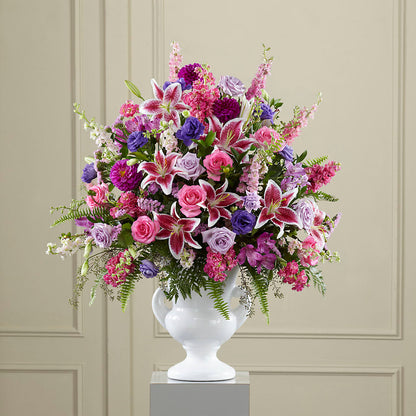 Peaceful Tribute Arrangement – AMELIA'S FLOWERS, Naples FL