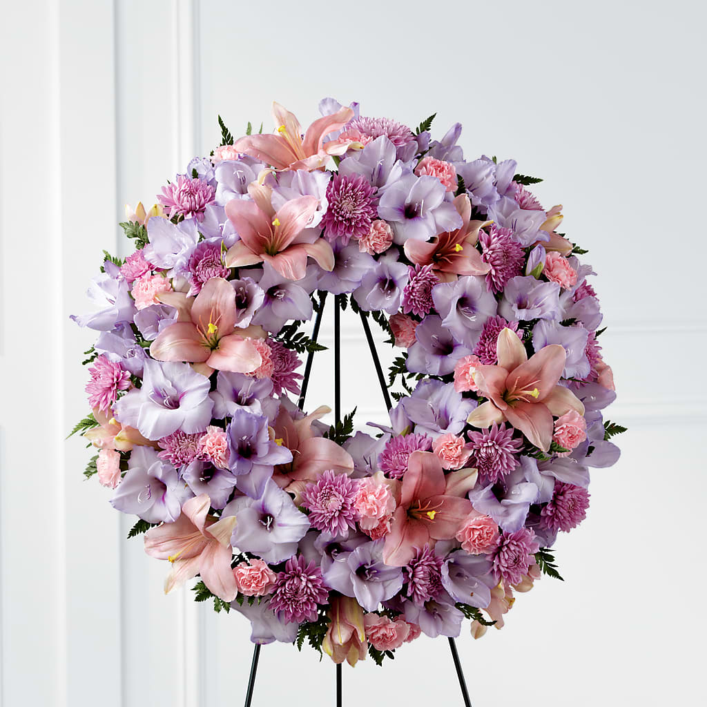 Beloved Friend Wreath – AMELIA'S FLOWERS, Naples FL