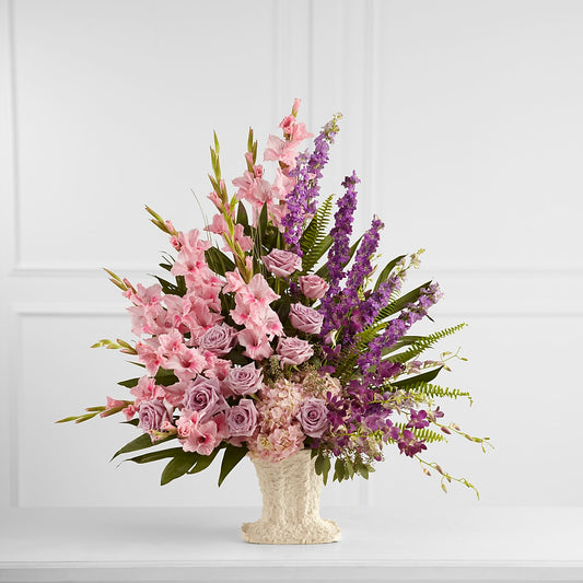 Flowing Garden Arrangement – AMELIA'S FLOWERS, Naples FL