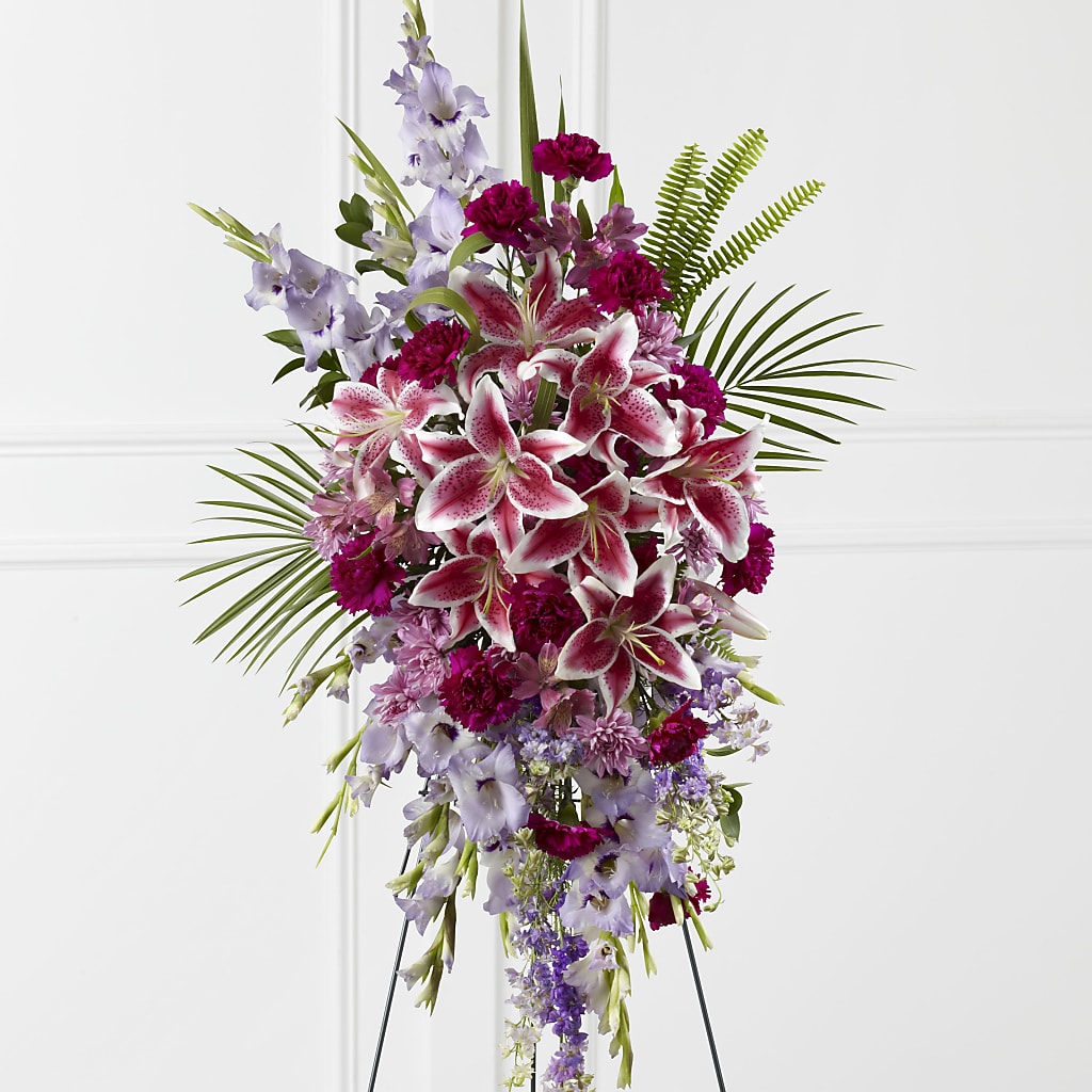 Tender Touch Standing Spray – AMELIA'S FLOWERS, Naples FL