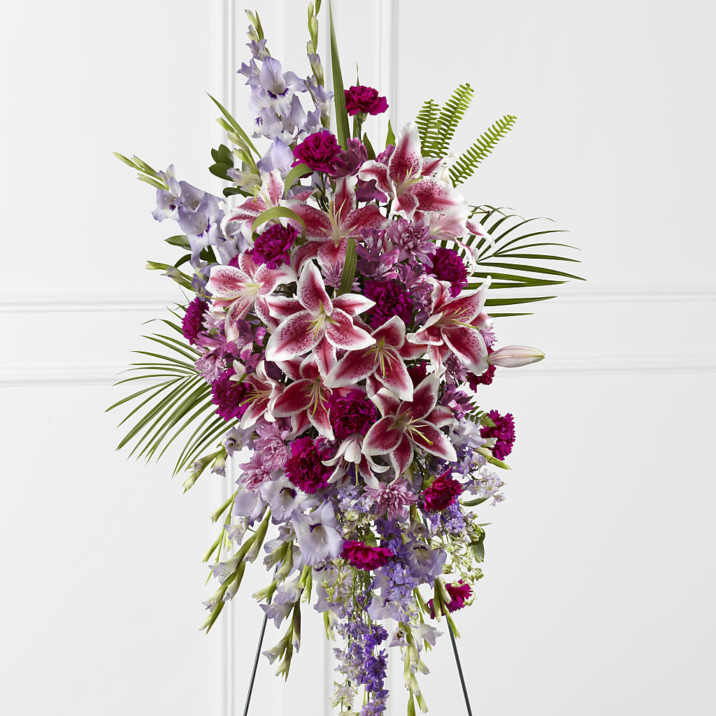 Tender Touch Standing Spray – AMELIA'S FLOWERS, Naples FL
