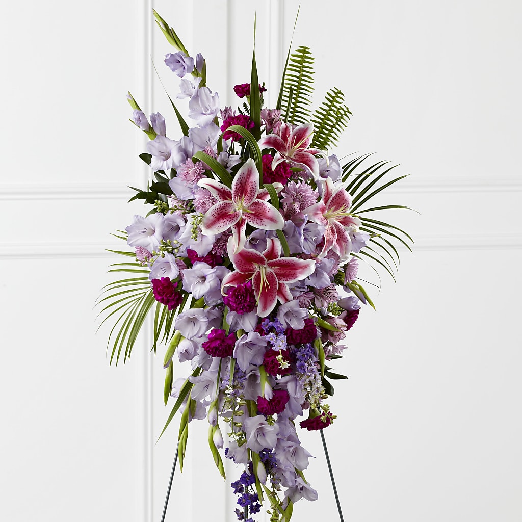 Tender Touch Standing Spray – AMELIA'S FLOWERS, Naples FL