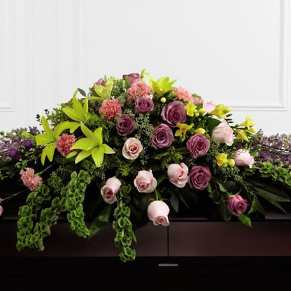 Forever Beloved Casket Spray – AMELIA'S FLOWERS, Naples FL
