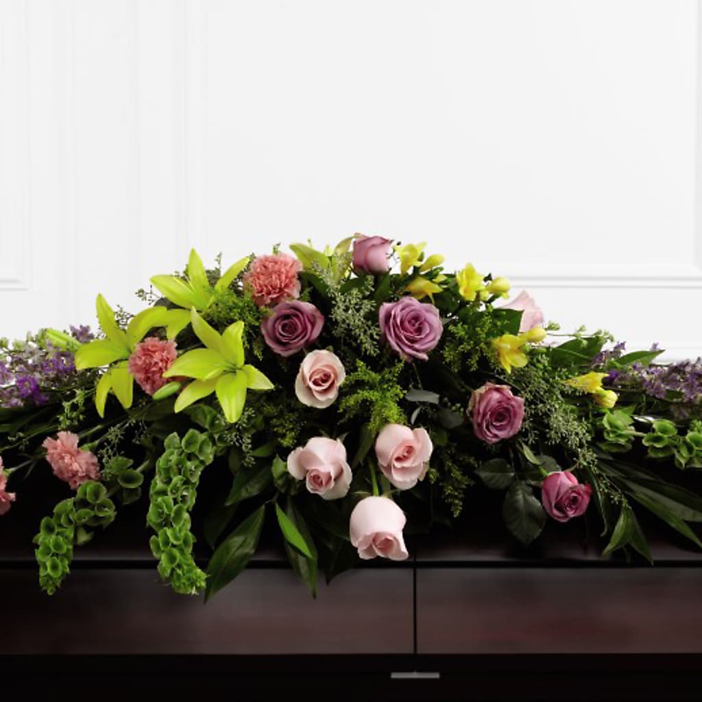 Forever Beloved Casket Spray – AMELIA'S FLOWERS, Naples FL