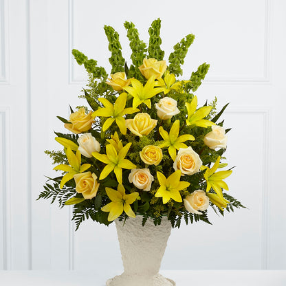 Golden Memories Arrangement – AMELIA'S FLOWERS, Naples FL