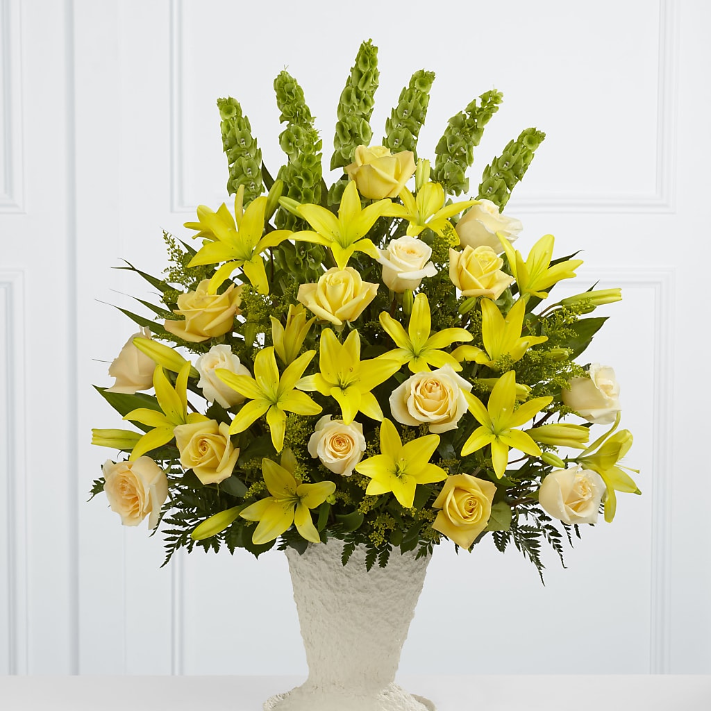 Golden Memories Arrangement – AMELIA'S FLOWERS, Naples FL