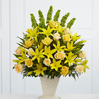 Golden Memories Arrangement – AMELIA'S FLOWERS, Naples FL
