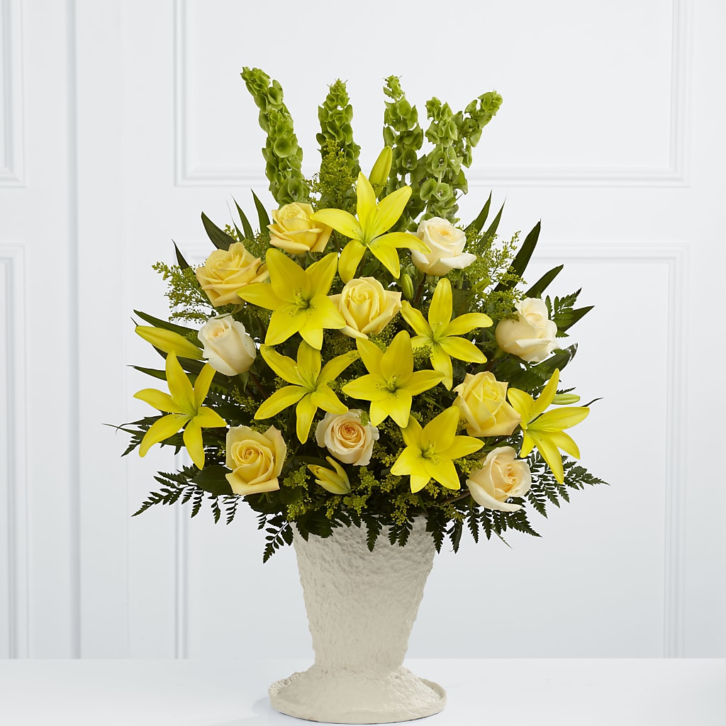 Golden Memories Arrangement – AMELIA'S FLOWERS, Naples FL