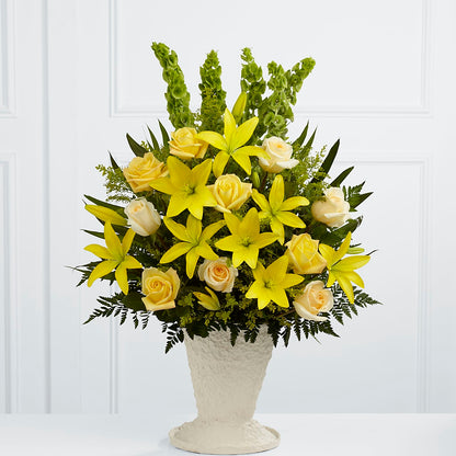 Golden Memories Arrangement – AMELIA'S FLOWERS, Naples FL