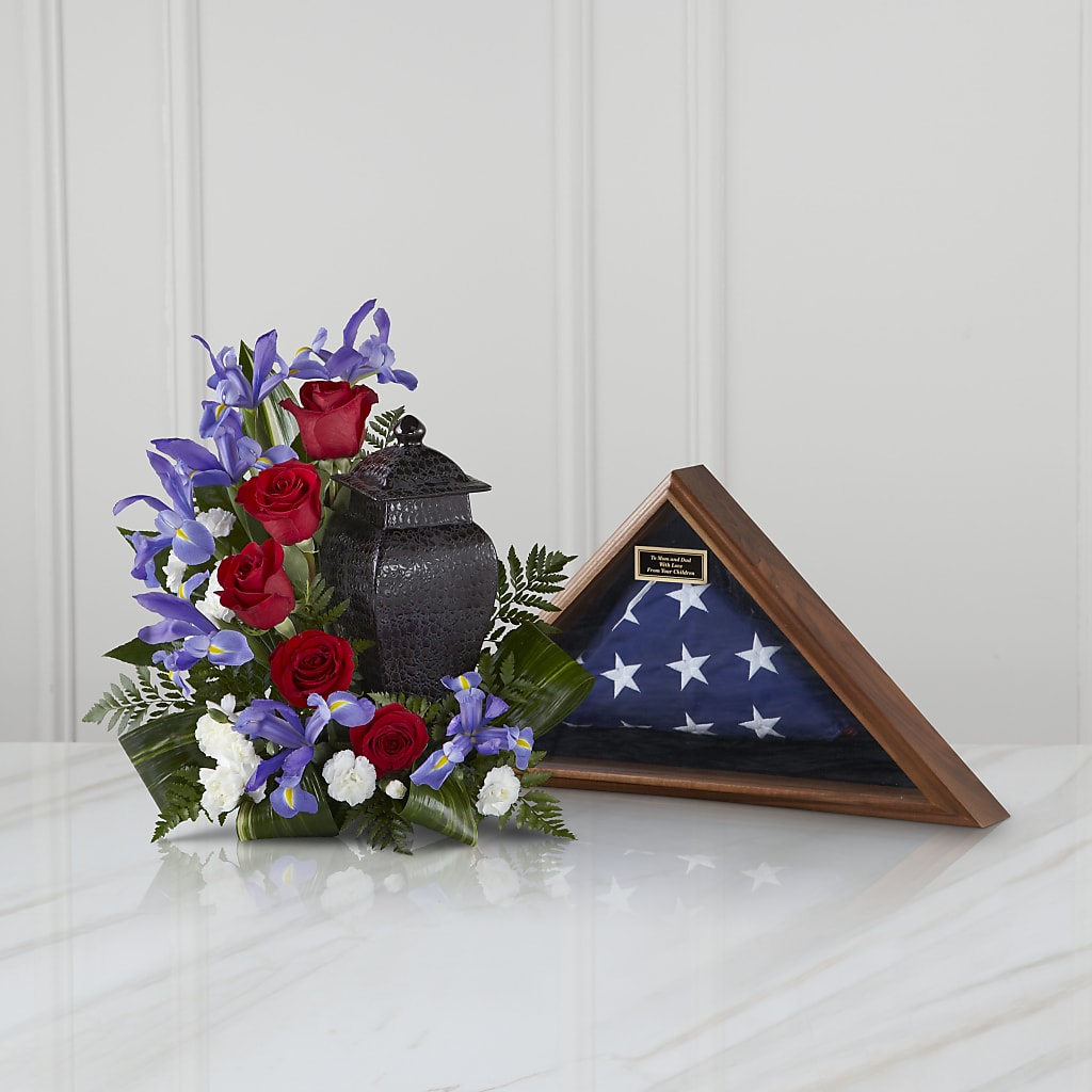 Patriotic Tribute Arrangement – AMELIA'S FLOWERS, Naples FL