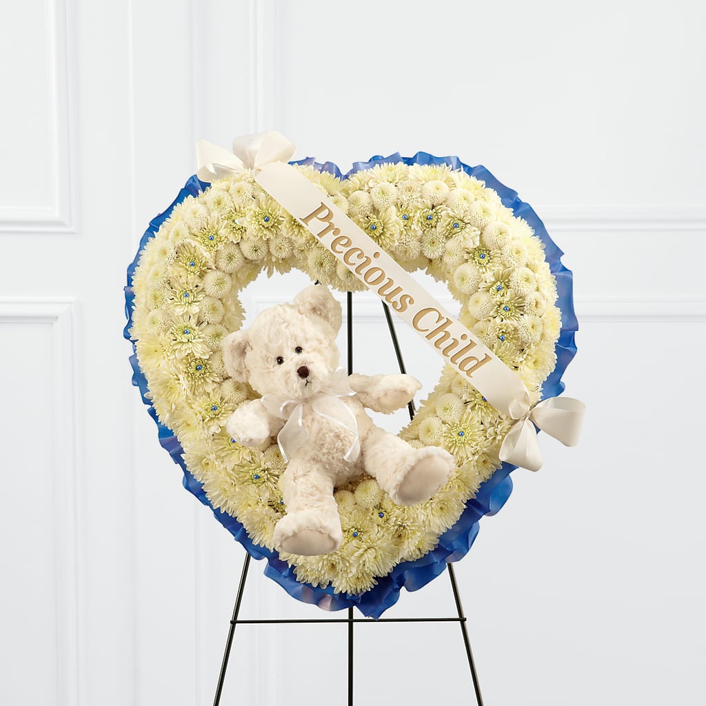 Precious Child Standing Heart – AMELIA'S FLOWERS, Naples FL