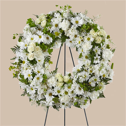 Faithful Wishes Wreath – AMELIA'S FLOWERS, Naples FL