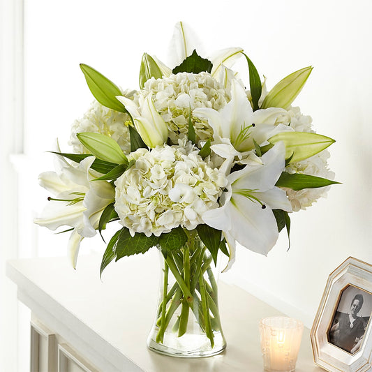 Compassionate Lily Bouquet – AMELIA'S FLOWERS, Naples FL
