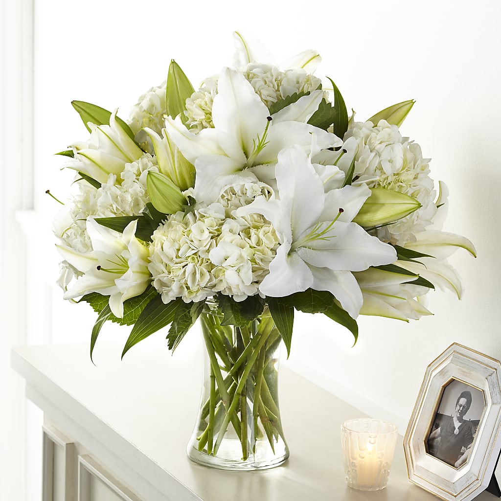 Compassionate Lily Bouquet – AMELIA'S FLOWERS, Naples FL
