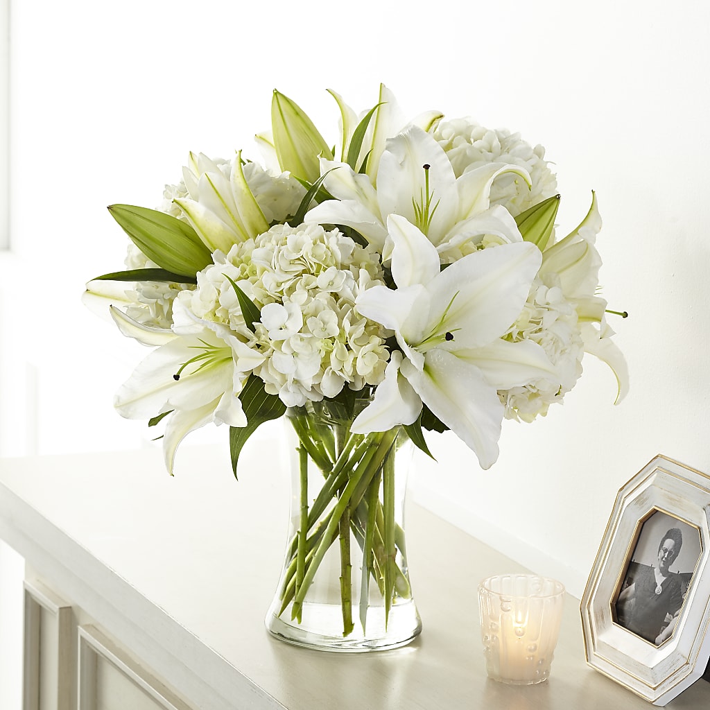 Compassionate Lily Bouquet – AMELIA'S FLOWERS, Naples FL