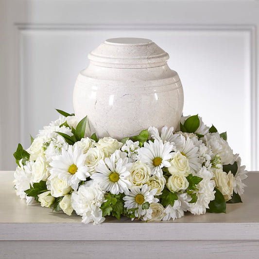 Ivory Gardens Cremation Adornment – AMELIA'S FLOWERS, Naples FL