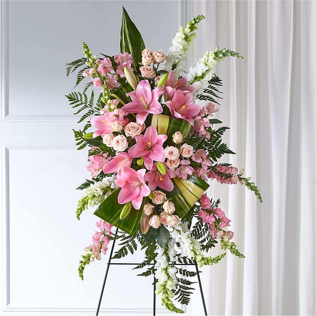Elegant Embrace Standing Spray – AMELIA'S FLOWERS, Naples FL