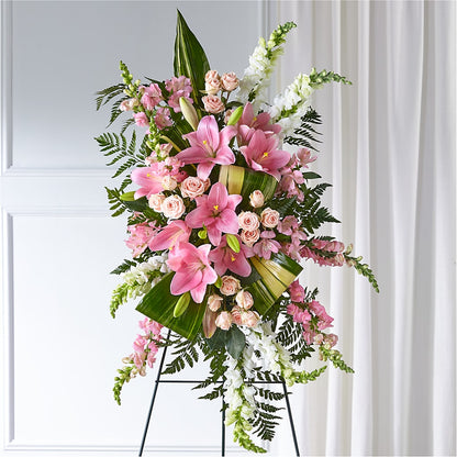 Elegant Embrace Standing Spray – AMELIA'S FLOWERS, Naples FL