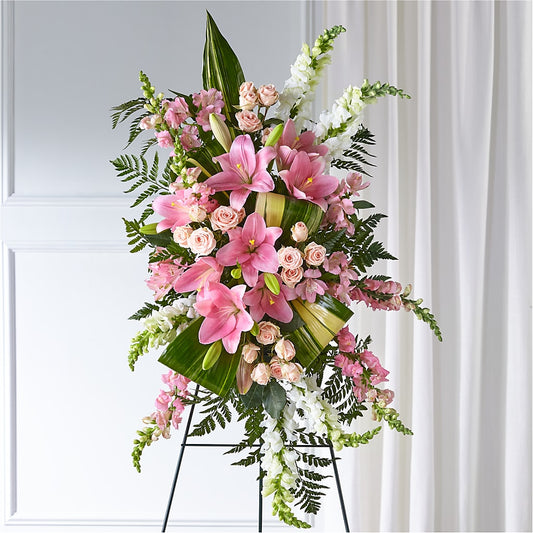 Elegant Embrace Standing Spray – AMELIA'S FLOWERS, Naples FL