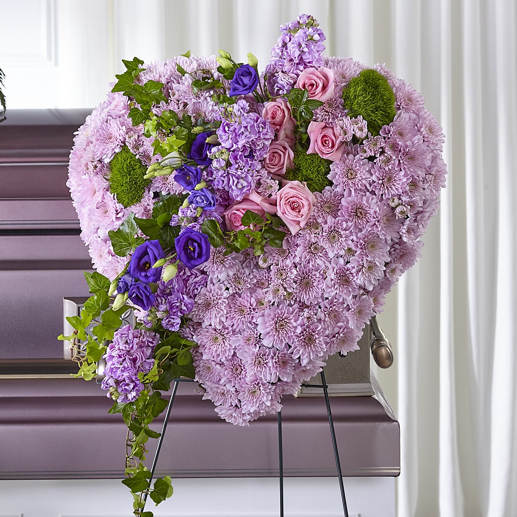 Treasured Love Standing Heart – AMELIA'S FLOWERS, Naples FL