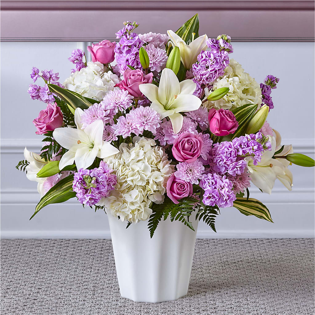 Heaven Sent Floor Basket – AMELIA'S FLOWERS, Naples FL