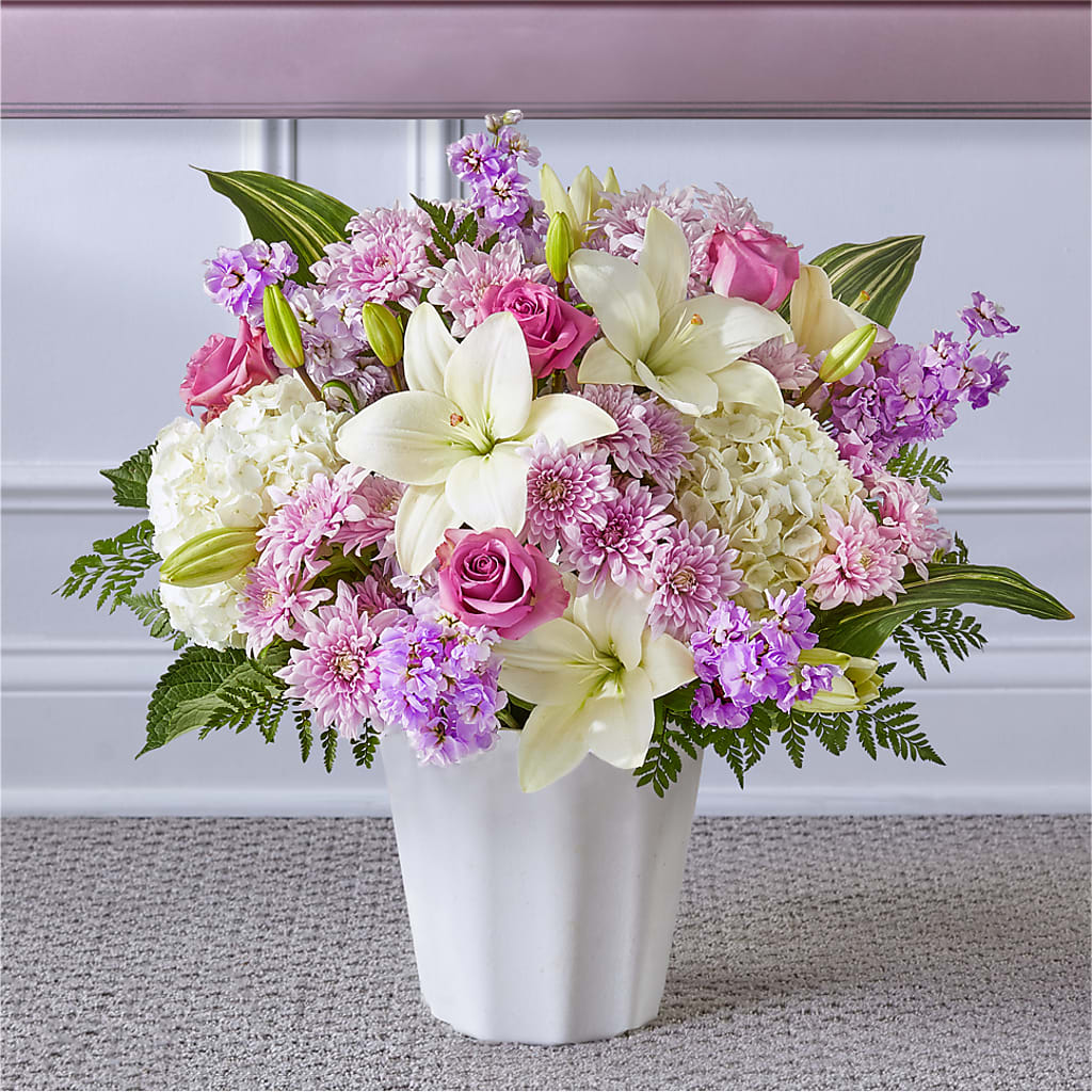Heaven Sent Floor Basket – AMELIA'S FLOWERS, Naples FL