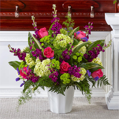 Beautiful Horizons Floor Basket – AMELIA'S FLOWERS, Naples FL
