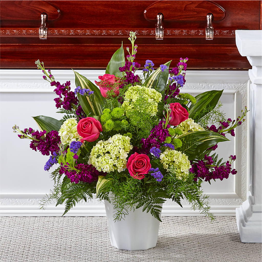 Beautiful Horizons Floor Basket – AMELIA'S FLOWERS, Naples FL