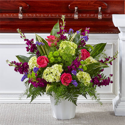 Beautiful Horizons Floor Basket – AMELIA'S FLOWERS, Naples FL