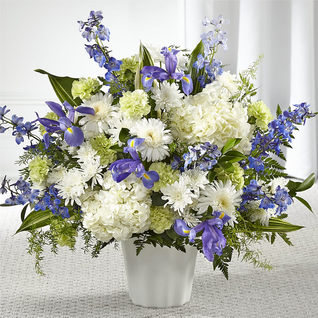 Soft Serenity Floor Basket – AMELIA'S FLOWERS, Naples FL