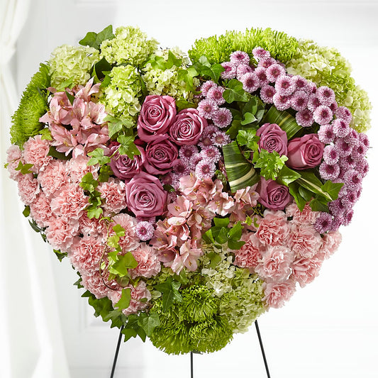 Heartwarming Standing Heart – AMELIA'S FLOWERS, Naples FL