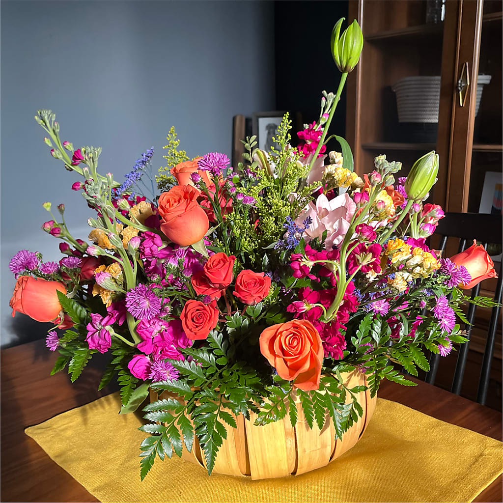 Garden of Life Basket – AMELIA'S FLOWERS, Naples FL
