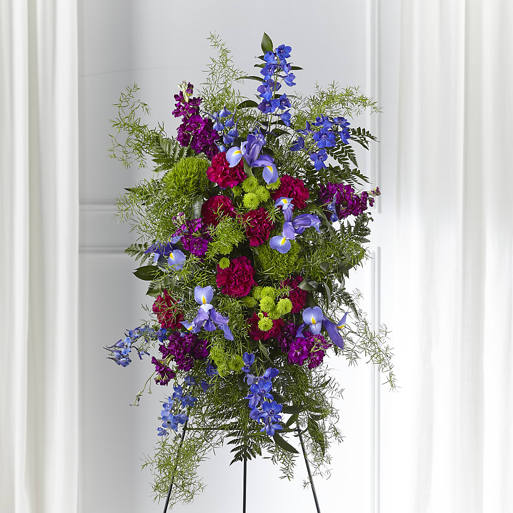 Heavenly Skies Standing Spray – AMELIA'S FLOWERS, Naples FL