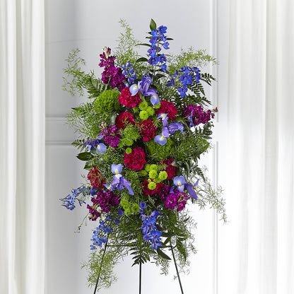 Heavenly Skies Standing Spray – AMELIA'S FLOWERS, Naples FL