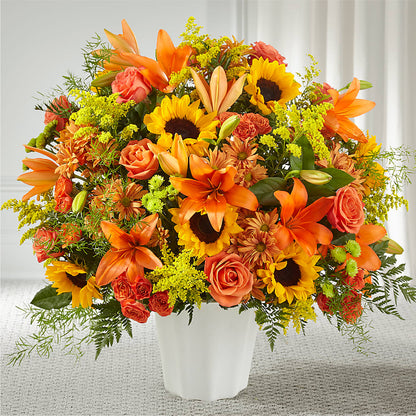 Harvest Thoughts Floor Basket – AMELIA'S FLOWERS, Naples FL